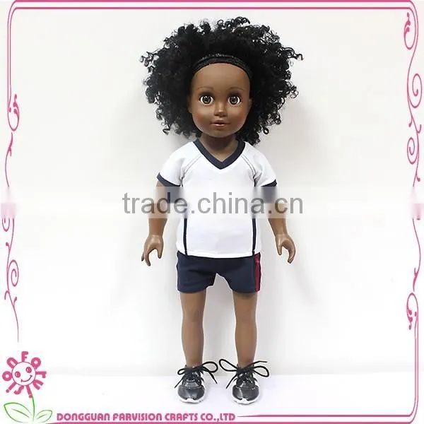 Baseball black doll with wholesale sneakers shoes for dolls