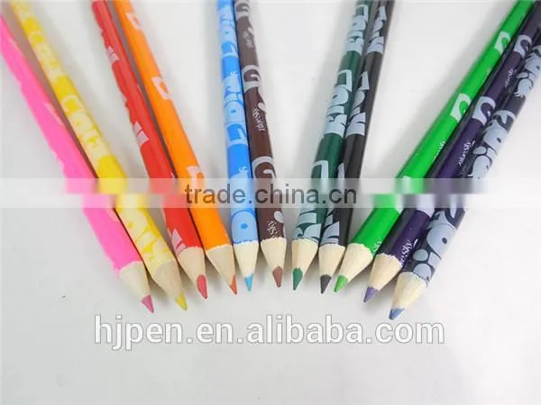 7'' 12 Color Pencil Set Cheap Wooden Drawing Pen