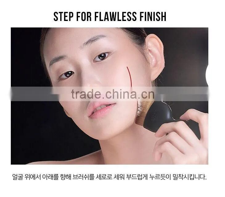 Long hanlde colorful handle face makeup brush and cosmetics