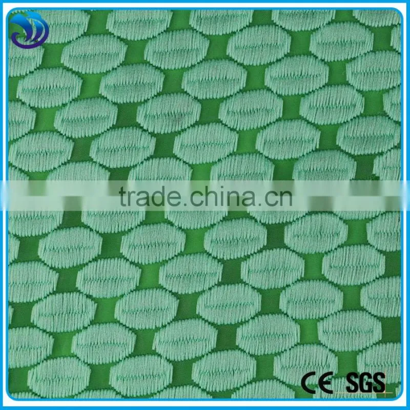 clearly organza chemical polyester embroidery lace fabric french guipure lace
