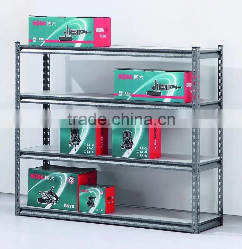 5-tier cheap metal corner goods shelf