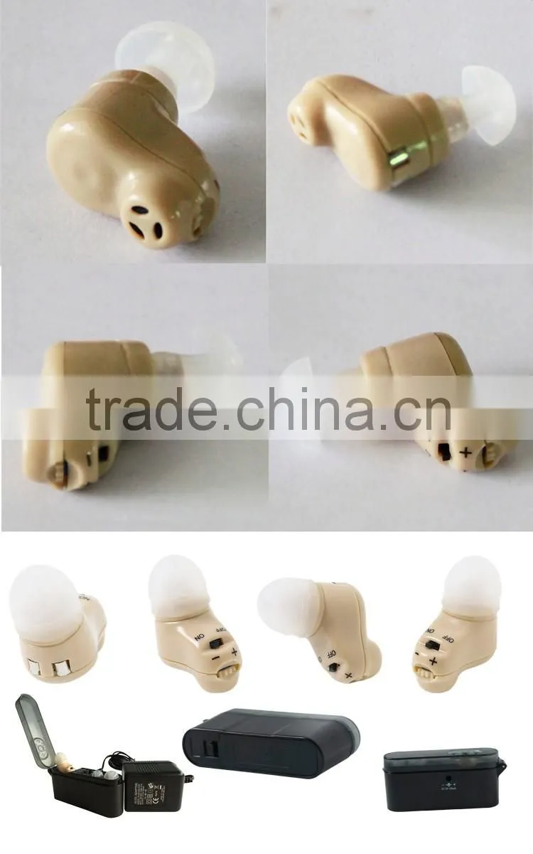 Latest china cheap price ite rechargeable mini invisible hearing aid