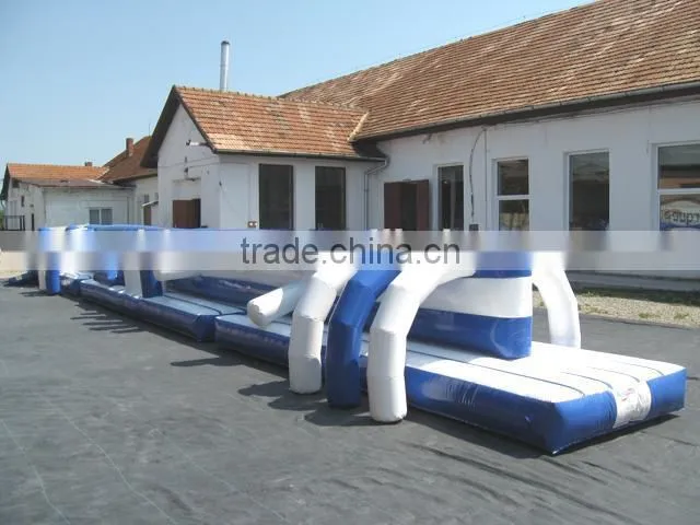 Hot Summer Water Pool Game Inflatable Water obstacle course for sale