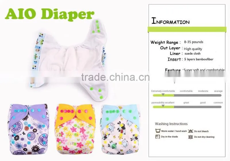 Happy Flute wholesable softbreath AIO cloth diaper