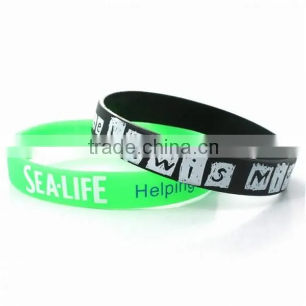 Cool silicone wristbands,silicone wristband silicone bracelet,promotional silicone bracelet