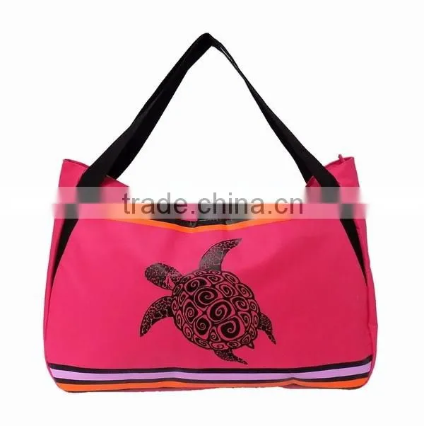 canvas beach towel bag