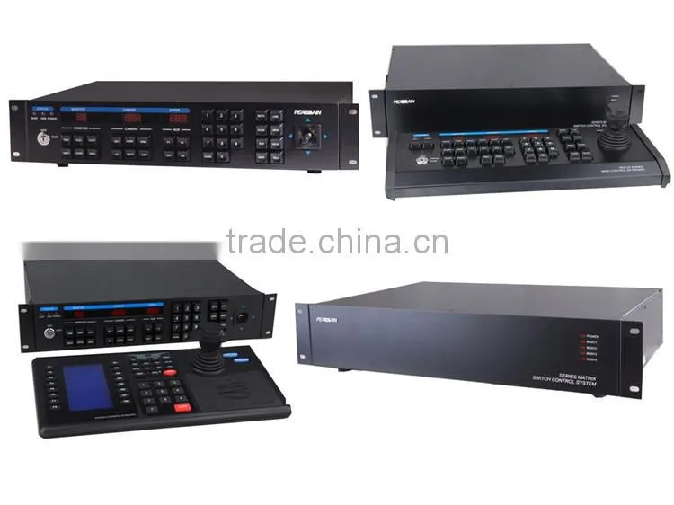 Pearmain PE50 64*16 Middle scale Video Matrix Switcher with analog signal in/out.