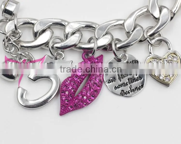 Easam 2015 DIY Stretch Beaded Charming Bracelet