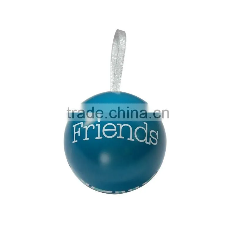 christmas decorations ball shape tin cans small christmas tin can