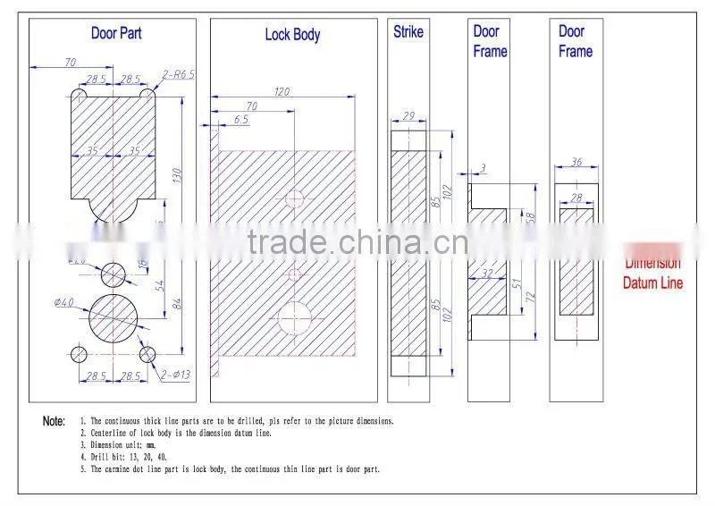 mag card door lock with stainless steel and 2 years warranty, hotel locks,door locks