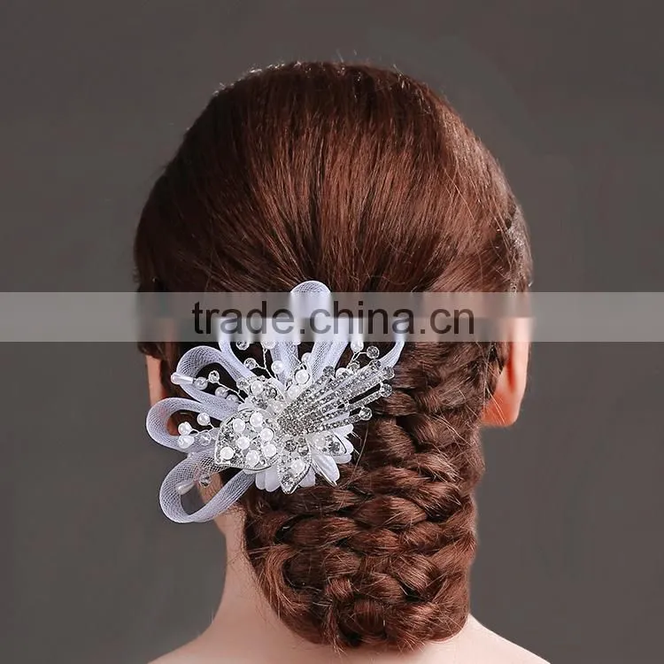 manufacturer pearl bridal hair comb, wedding hair comb