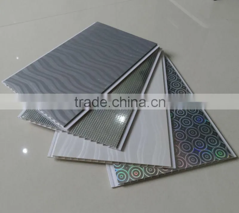 Reflective pvc panel/pvc ciling/pvc wall panel HJ-L3052