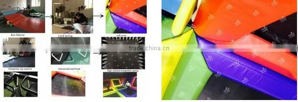 Kaiqi Playground Equipment Trampoline with high quality KQ60153B