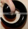 Acrylic Ear Horn Spiral, Ear expander,body jewelry