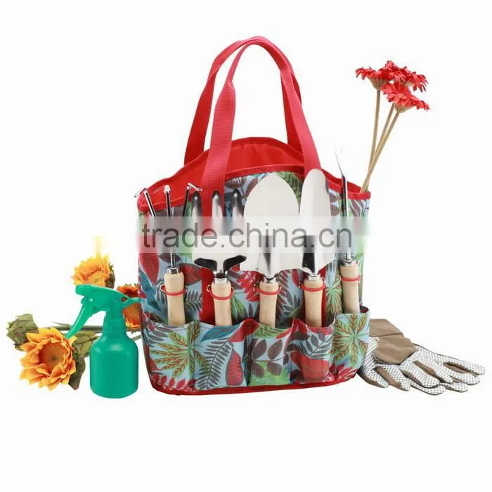 Red Carry Bag Metal Garden Furniture Set