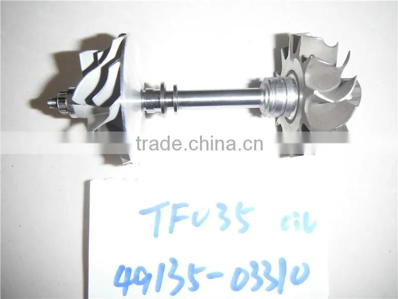 Turbo rotor for turcharger parts