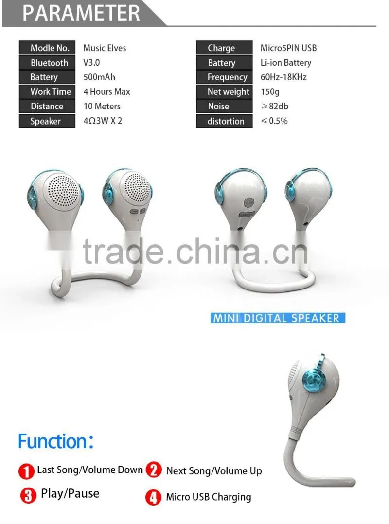 2016 Trending Products Easy Carrying Sound Mini Bluetooth Speaker