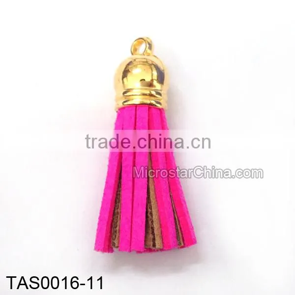 Hot Selling Beautiful Double Colors Korea Suede Tassel