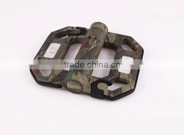 Camouflage open and fold led work bench light