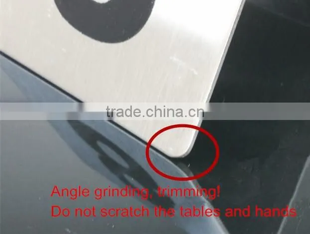 New design custom stainless steel table number holder