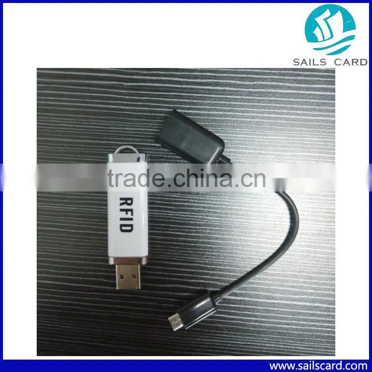 USB RFID Contactless IC reader with sample ic cards