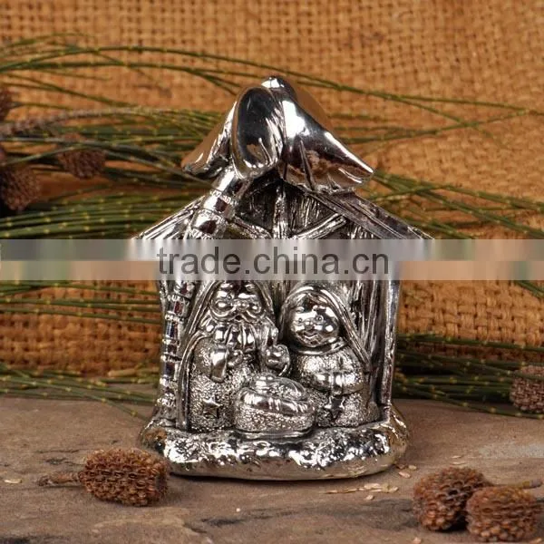 Polyresin material souvenir nativity set