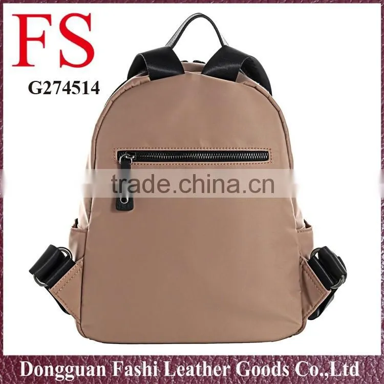 2016 new design Vintage style best nylon brown big backpacks bags unisex