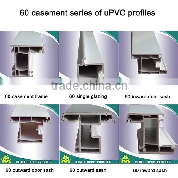 UPVC profile windows, pvc sliding window