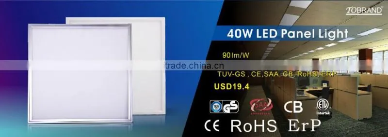 Super Slim High Brightness 36W 40W 48W Square 600*600 ceiling fixtures led