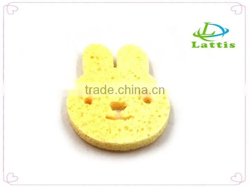 Design lovely hot sell sea foam sponge for baby cleanser