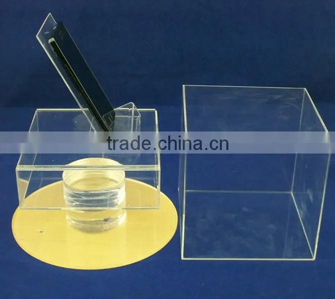 Acrylic Phone Display Cabinet, Plexiglass Cell Phone Stand, Lucite Mobile Phone Holder