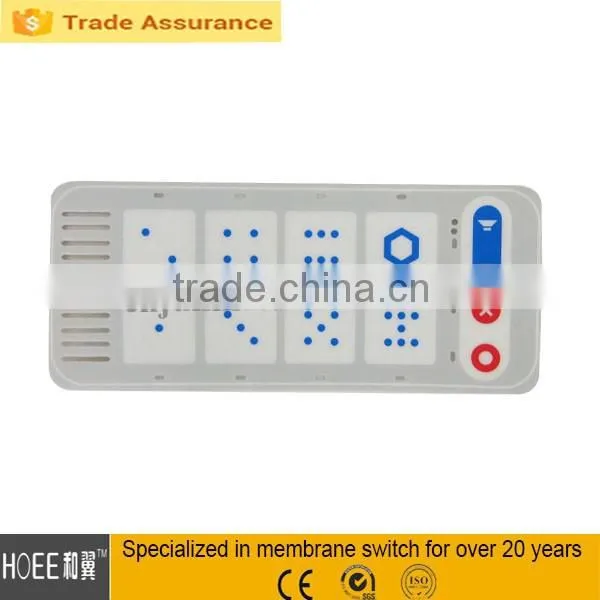 ZIF cable led membrane switch keypad