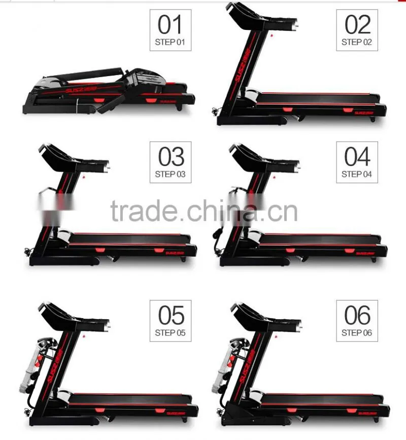 2.5 hp motor power home use electrical Treadmill with auto incline made in China factory directly