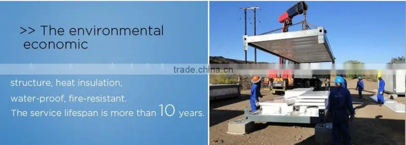 Flexible Design Low cost Folding Prefab house container