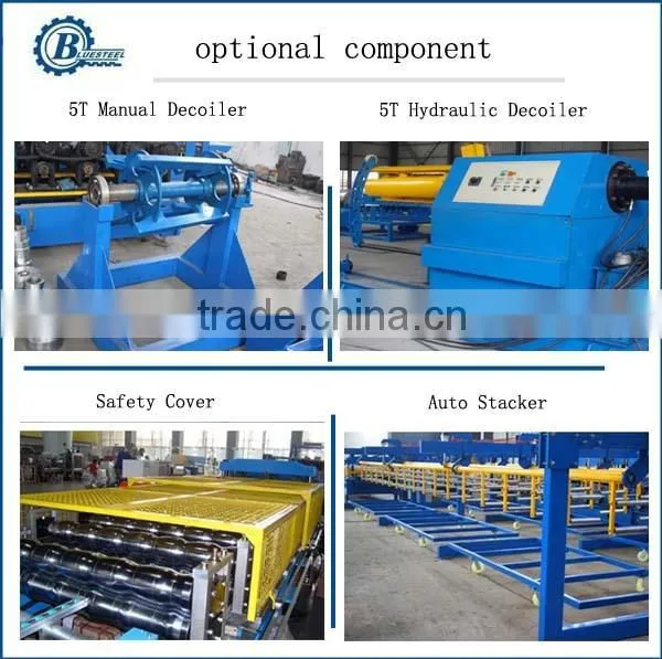 High Speed With CE Standard Metal Roof Ridge Rolling Machine, Step Ridge Cap Roll Forming Machine
