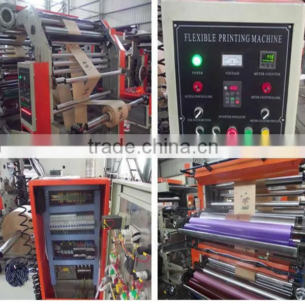 Series Four Colors Flexo Printing Machine Price