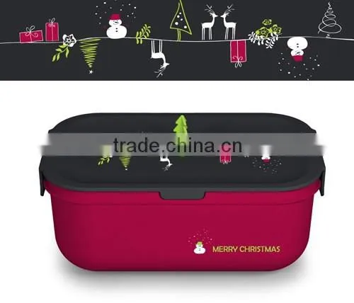 Gift Lunch Box with printing, FDA Approved, BPA Free , Eco-friendly Material by Cn Crown