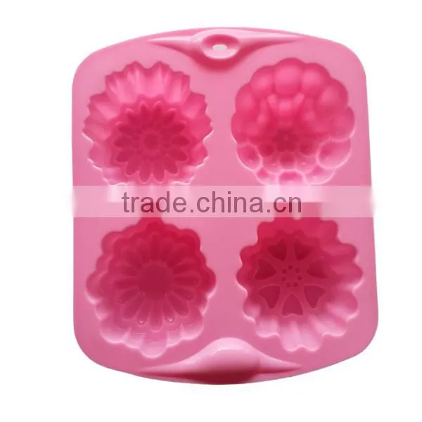 Baking Tools Flower Shaped Silicon Molds Cake Decorating