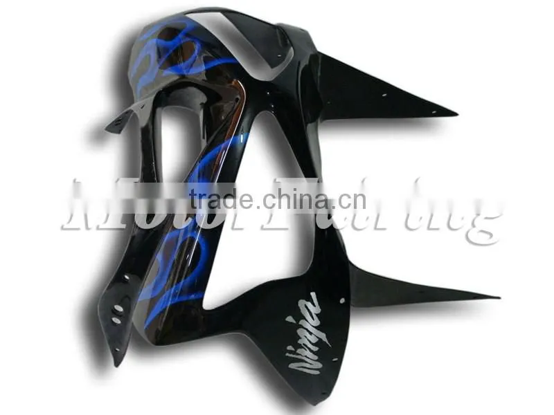 Fairing Kits for Kawasaki Ninja ZX6R 2003 2004 ZX 6R 03 04 ABS Injection mold zx6r 03 04 Body Kits Blue Black