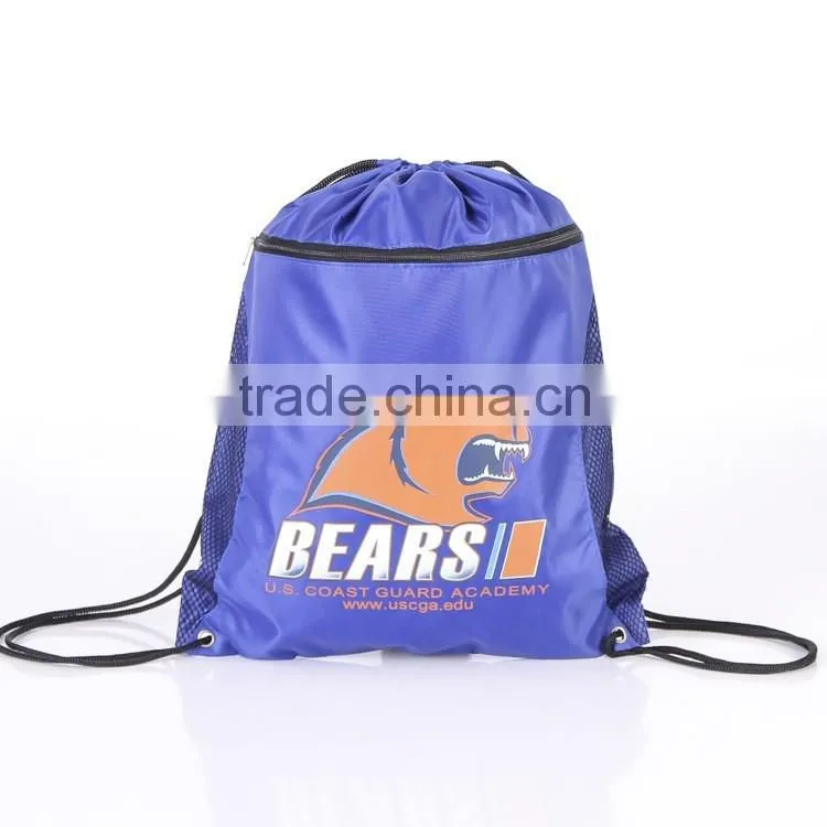 Handy Promotional Sports Backpack Bag Drawstring Reflective Bag