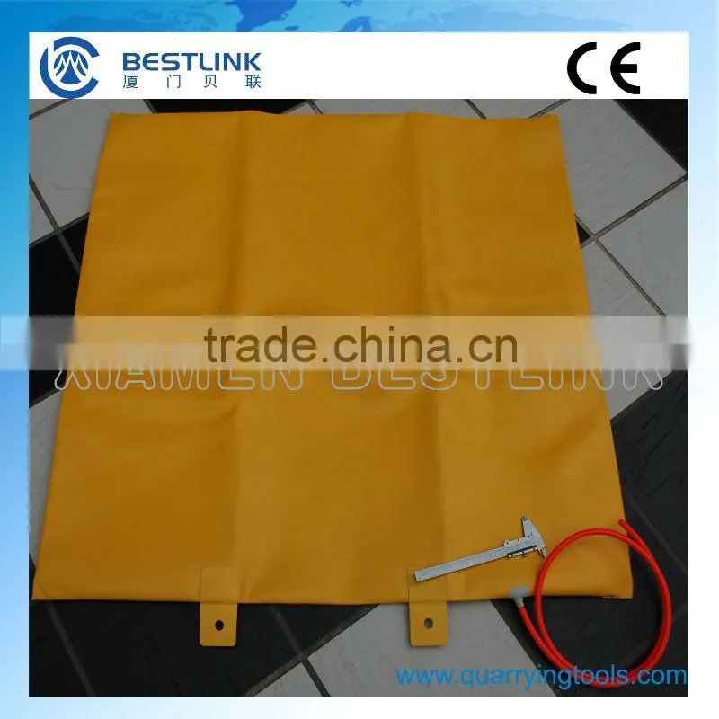 HOT!! Polymer air pushing bag for quarry marble