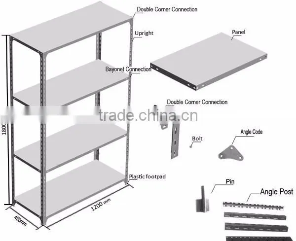 Luxury Quality Slotted Angle Rack