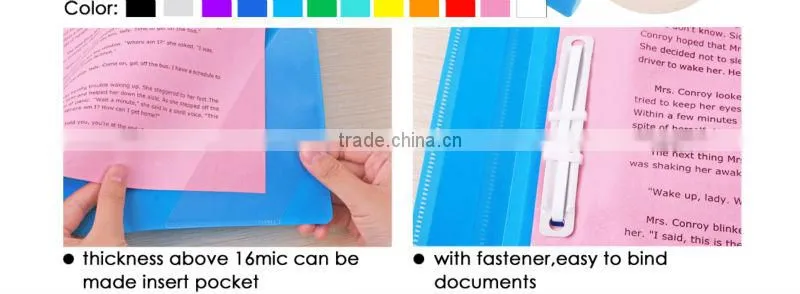 A4/FC Solid Color Office File/Plastic Document file