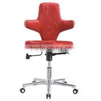HY3004-1 Swivel Dental Bar Stool Whtie PU Leather Upholstery
