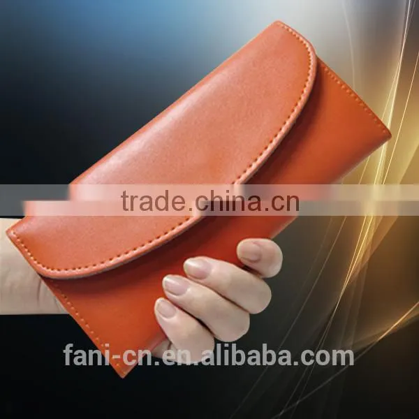 OEM welcome China factory wholesale genuine leather wallets for girls or young ladies
