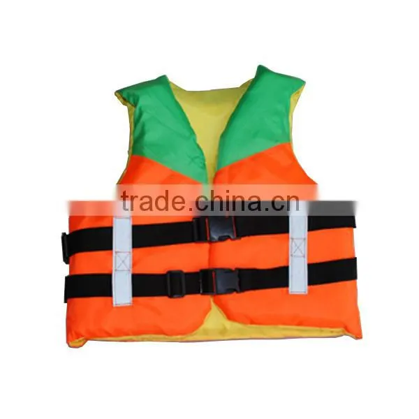 Orange kids life jacket