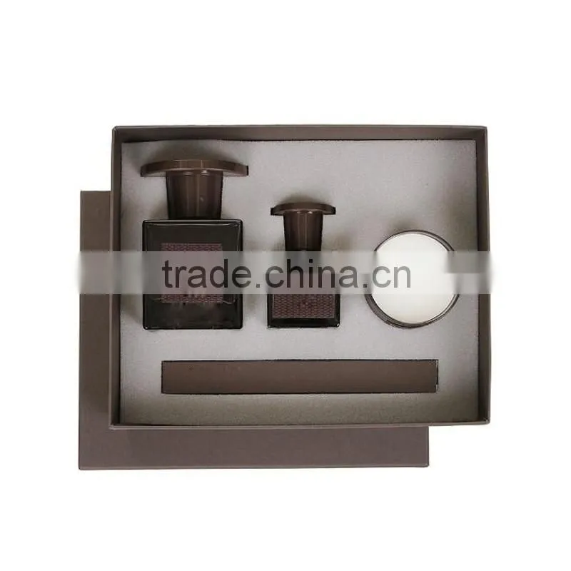 Fancy paper packaging Box with satin pad for Cosmetic / perfume Packaging