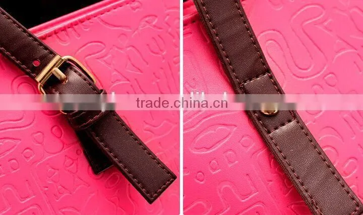 Fashion new products 2015 wholesale women's leather bag