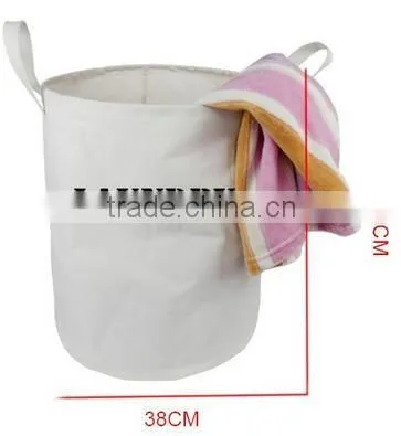 Most Safe Kids Clothes Storage Fabric Basket with Handles