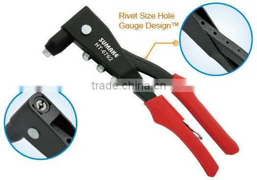 Heavy Duty Auto Hold Design Alloy Steel Plate Hand Riveter